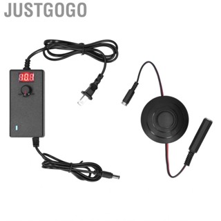 Justgogo Tattoo Machine Power Supply With Foot Pedal Digital  US Plug 100‑