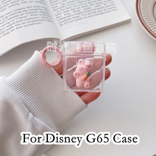 【ของแท้】เคสหูฟัง แบบนิ่ม ลายการ์ตูนดิสนีย์น่ารัก สามมิติ สําหรับ Disney G65 G65