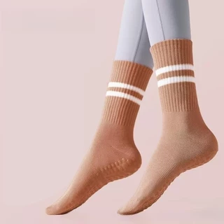 Fit.HER Yoga socks women mid-calf silicone non-slip professional skipping Pilates indoor fitness sports training floor socks
