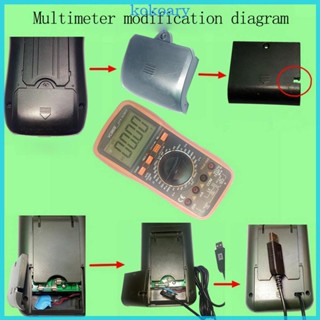 Kok สายเคเบิลแปลงแบตเตอรี่ 6F22 9V 9V USB แบบเปลี่ยน