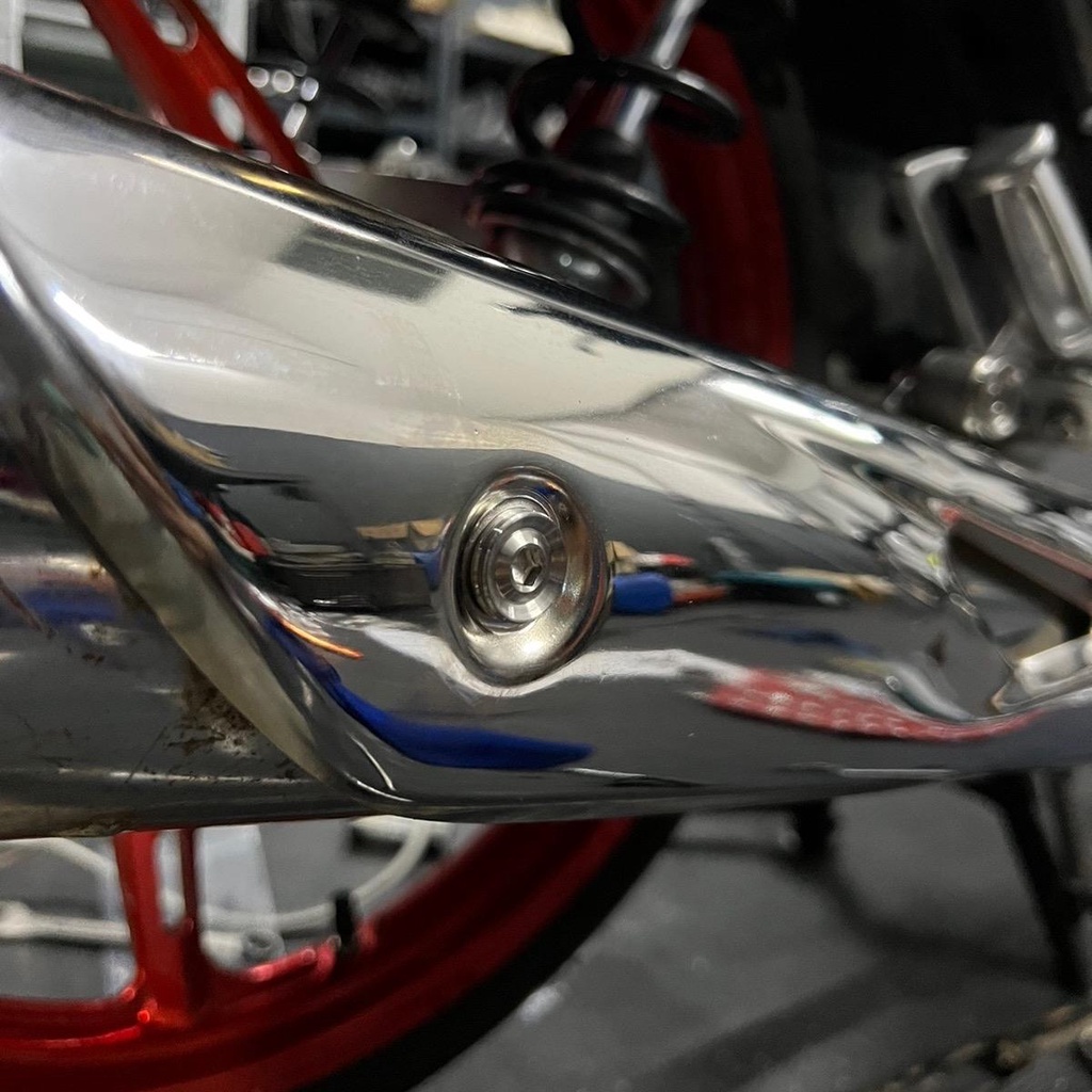 น็อตกันร้อนท่อ HONDA ชุดมี3ตัว มีหลายลาย //ta_to - รูปที่ 5