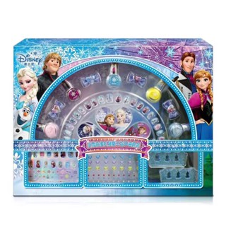 [พร้อมส่ง] ของแท้ Frozen 2 สติกเกอร์ติดเล็บ กันน้ํา เพื่อการเรียนรู้เด็ก แต่งหน้า diy ชุดทําเล็บ ของขวัญเวทีสาวน้อย XLBU