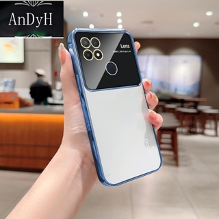 Andyh เคสโทรศัพท์มือถือแบบนิ่ม TPU ใส กันรอยกล้อง สําหรับ OPPO A15 A15S