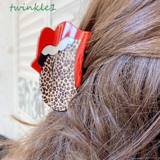 Twinkle1 กิ๊บติดผม ลายเสือดาว สไตล์คาวบอย ดอกไม้ ฝรั่งเศส สําหรับผู้หญิง