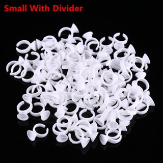 100 Pcs Disposable Tattoo Ring Tattoo Ink Eyebrow Pigments Holder Container Cup Clearance sale