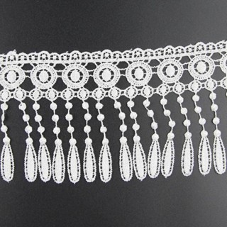 1 Yard Flower Off-white Venise Lace Fringe Applique Lace Sewing Trims Belt Décor Clearance sale