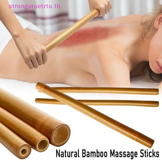 Strongaroetrtu 1 ชิ้นนวดไม้ไผ่ธรรมชาติไม้ Gua Sha นวดสําหรับ Body Gouache ขูดเครื่องมือบรรเทาอาการปวดหลังป้องกันเซลลูไลท์.