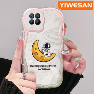 เคสโทรศัพท์มือถือแบบนิ่ม ใส กันกระแทก ลายการ์ตูนดวงจันทร์อวกาศ สําหรับ Realme 8 5G 8s 5G Q3i V13 5G Narzo 30 Q3