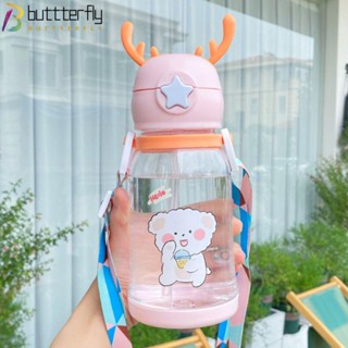 Buttterfly ขวดน้ํา แบบพกพา สําหรับเด็ก 600 มล.