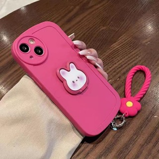 เคสป้องกันโทรศัพท์มือถือ แบบนิ่ม ลายดอกกุหลาบ สีแดง มีสายคล้องมือ สําหรับ Iphone 14pro max 13 12 11 14 13 12 11 xs 8p