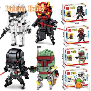 Baltan Toy BH1 ของเล่นตัวต่อ ฟิกเกอร์ star wars Samurai Sith Samurai Bounty Hunter สีขาว EW7