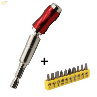 【VARSTR】Quick Change Drill Bit &amp; Screwdriver Bit Set with Hex Bit Adapter 11Pcs