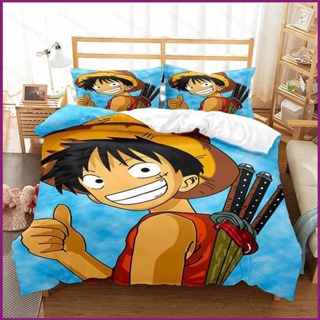 Sy2 ONE PIECE 3in1 ชุดเครื่องนอน ผ้าปูที่นอน ผ้าห่ม ปลอกหมอน บ้าน ห้องนอน YS2