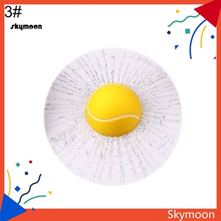 Skym* สติกเกอร์ ลายลูกเทนนิส บาสเก็ตบอล 3D สําหรับติดตกแต่งหน้าต่างรถยนต์