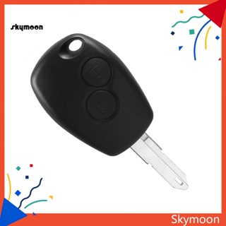 Skym* เคสรีโมตกุญแจรถยนต์ 2 ปุ่ม สําหรับ Renault Duster Logan Fluence Clio