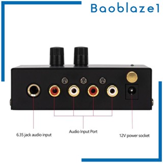 [Baoblaze1] พรีแอมป์เครื่องเล่นแผ่นเสียง DC 12V 1/4 นิ้ว สําหรับคอมพิวเตอร์