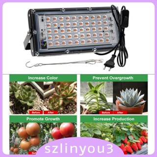 [Szlinyou3] โคมไฟ LED 50W 100W สําหรับปลูกพืชในร่ม ดอกไม้ (EU)