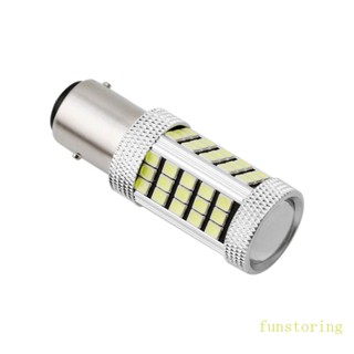 Fun หลอดไฟเลี้ยวรถยนต์ สําหรับ DC 12V 1157 2835 63 LED 6000K Blin