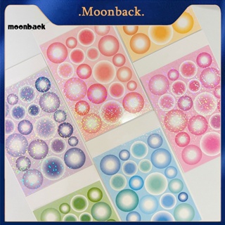 &lt;moonback&gt; สติกเกอร์เครื่องเขียน น้ําหนักเบา อเนกประสงค์ สําหรับเด็ก DIY