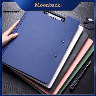 &lt;moonback&gt; คลิปบอร์ด ป้องกันการเสียรูป สําหรับเขียนใบเสร็จ ใบเสร็จ ทํางาน พื้นผิวเรียบ