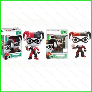 โมเดลฟิกเกอร์ YTS FUNKO POP DC Harley Quinn เหมาะกับของขวัญ สําหรับตกแต่งบ้าน เก็บสะสม MY3