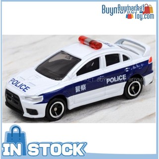 [Original] Takara Tomy Tomica 1/64 diecast car CN-04 Mitsubishi Lancer Evolution Patrol Car