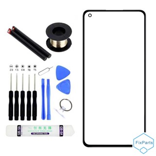 ชุดซ่อมกระจกด้านหน้า LCD สําหรับ Xiaomi 11 lite Mi 10T 9 pro Redmi 9A 10X Note 10 Note 9 8 pro 9T 8T K20 K30 K40 pro 1 ชุด