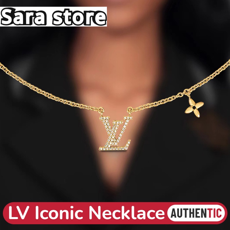 หลุยส์วิตตอง Louis vuitton สร้อยคอ LV Iconic Necklace & Iconic Blush & Iconic Enamel M00985