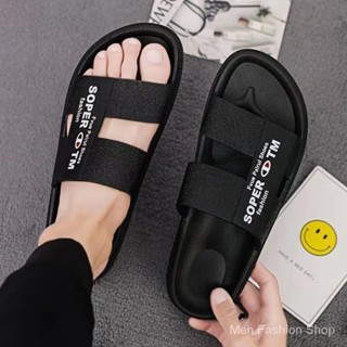 🔥พร้อมส่ง🔥รองเท้าแตะผู้ชาย 2023 แฟชั่นใหม่รองเท้าแตะกันลื่นสวมใส่สบาย SC5934