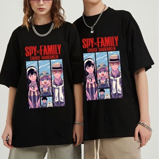 เสื้อยืดแขนสั้น#ถูกสุด Anime Spy x Family Anya Yor Loid Forger men Cosplay T-shirt ShortSleeveTopsFashion Tee Shirt Plus