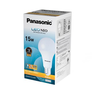 Panasonic หลอดLED 15W/1530LM สีวอร์มไวท์   LDAHV15LH6T