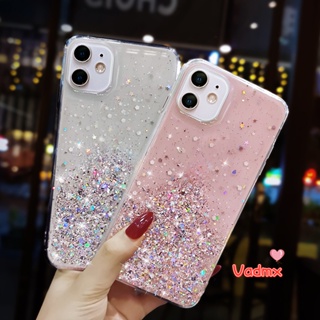 เคสโทรศัพท์ซิลิโคนใส แบบนิ่ม ลายกากเพชร หรูหรา สําหรับ Vivo Y76 Y76S Y74S 5G Y21 Y21s Y21a Y21t Y21G Y21e Y33s 4G S10 Pro