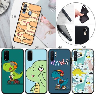 Pj28 เคสโทรศัพท์มือถือแบบนิ่ม ลายไดโนเสาร์ สําหรับ Samsung Galaxy A82 A70 A50S A50 A40S A30S A30 A20S A20 A12