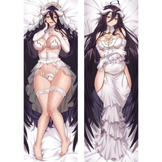 ปลอกหมอนคอสเพลย์ การ์ตูนอนิเมะ Overlord Albedo Dakimakura Kawaii Loli Girl Otaku