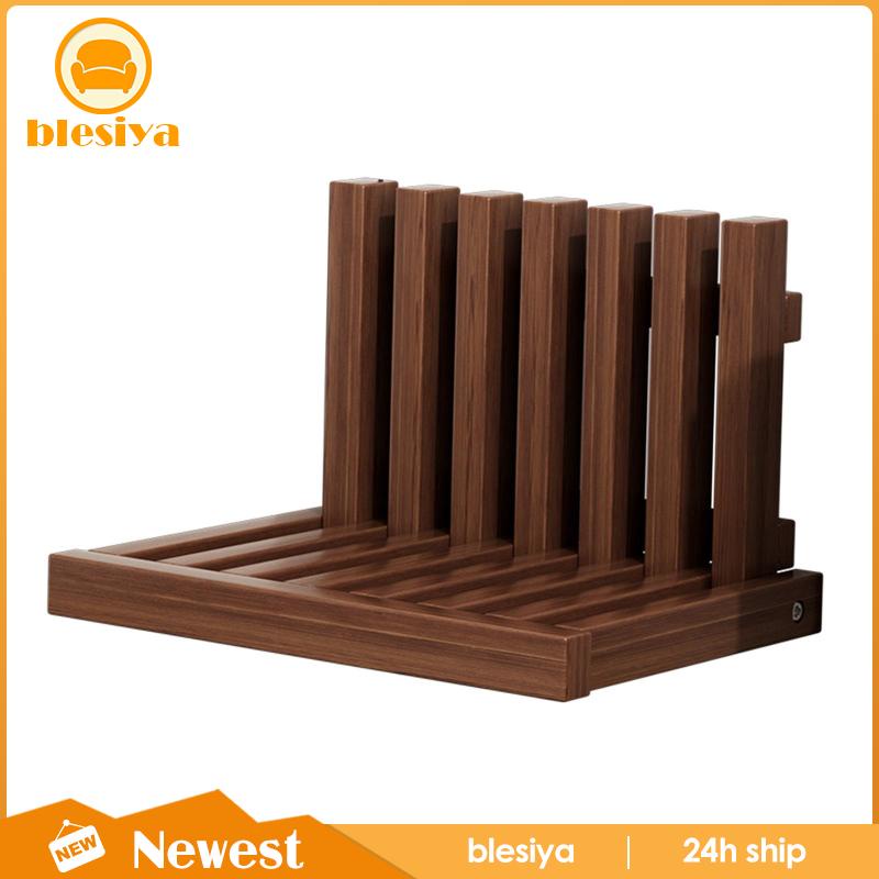 [Blesiya] ม้านั่งรองเท้า แบบแขวนผนัง ประหยัดพื้นที่ สําหรับห้องนั่งเล่น
