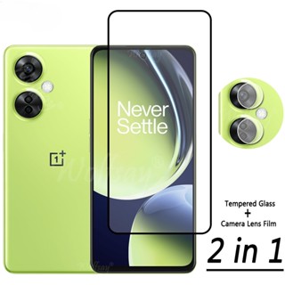 กระจกนิรภัยกันรอยเลนส์กล้อง 2 in 1 สําหรับ OnePlus Nord CE3 en OnePlus ACE 2V OnePlus Nord CE 3