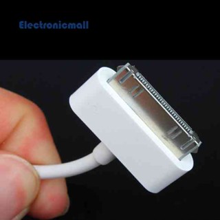 [ElectronicMall01.th] สายชาร์จซิงค์ข้อมูล USB สําหรับ Apple iPhone 4 4s 3G iPhone iPod Nano