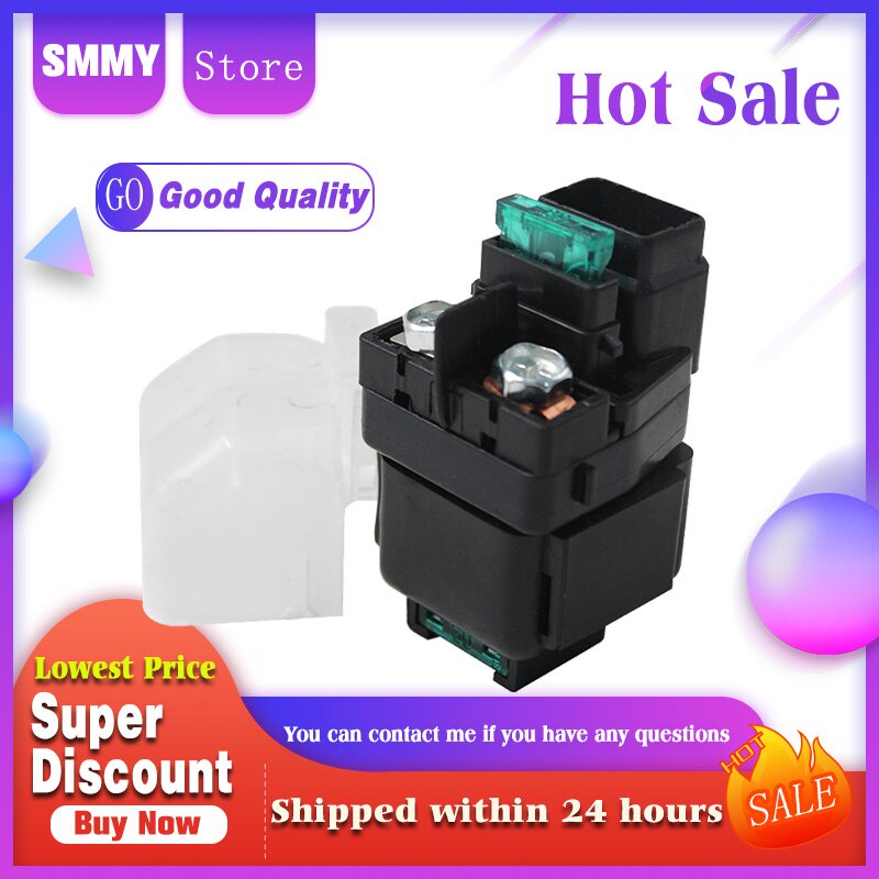 รถจักรยานยนต์ ATV Starter Solenoid รีเลย์สวิทช์ไฟฟ้าสําหรับ SUZUKI LT-Z400 QUADSPORT Z400 LT-Z400F L