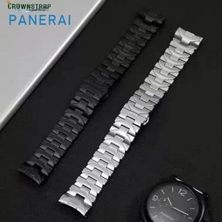 สายนาฬิกาข้อมือสเตนเลส 24 มม. สําหรับ Panerai PAM441 111 Series