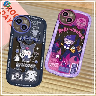 เคสโทรศัพท์มือถือแบบนิ่ม TPU ใส ลายแม่มด และคูโรมิ สําหรับ Redmi 12 Note 11S 11 Pro Redmi 10C 10A 9C 9T 9A Note 10S Note 9 Pro 9S Note8 Pro Note7 Poco M3 X3 Pro NFC M5S