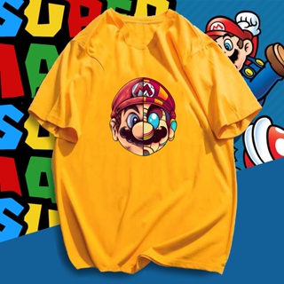 【เสื้อยืดใหม่】Super Mario shirt cotton unisex asia size