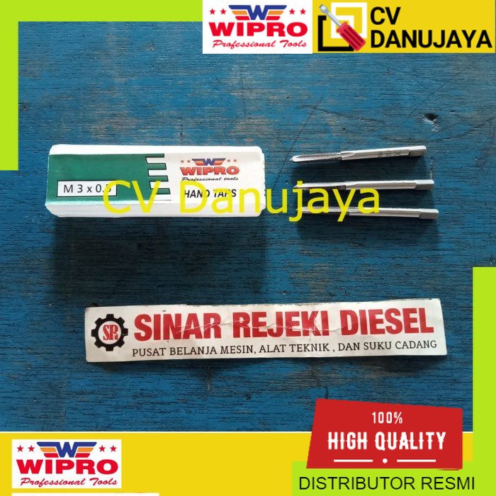 Hand Tap Handtap Handtaps Taps M3x0.5 M3 x 0.5 M3 x 0.5 M3x0.5 Wipro zg
