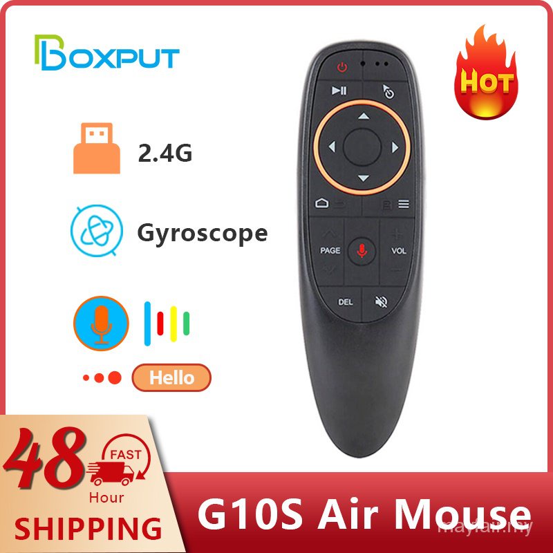 BPR1S Plus G10S Air Mouse Voice รีโมทคอนโทรล BT5.0 2.4G Wireless Gyroscope IR การเรียนรู้สําหรับ H96