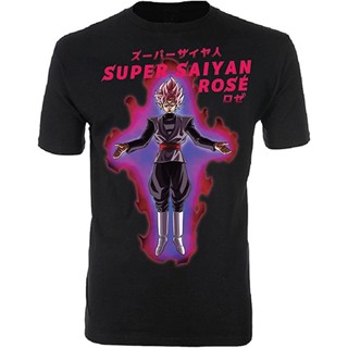 TOP CTเสื้อยืดแขนสั้นเสื้อยืดโอเวอร์ไซส์เสื้อยืด พิมพ์ลาย Super Saiyan Rose Dragon Ball แฟชั่นพรีเมี่ยม สําหรับเด็กผู้ชา