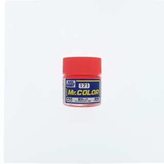 MR.COLOR SOLVENT-BASED ACRYLIC 171 FLUORESCENT RED (SEMI-GROSS (PRIMARY), 10ml)