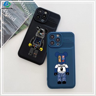 เคสโทรศัพท์มือถือ กันกระแทก ลายหมี NFC สําหรับ Redmi 12C Note 11S 11 Pro Redmi 10 10C 9A 9C 10A Note 10 Note 10S Note 10 Pro 8 Pro Note 9S 9 Pro X3 Pro