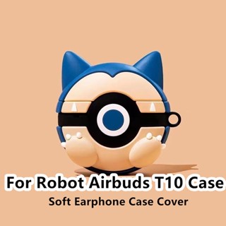 【พร้อมส่ง】เคสหูฟัง แบบนิ่ม ลายสับปะรด สําหรับ Robot Airbuds T10 Airbuds T10