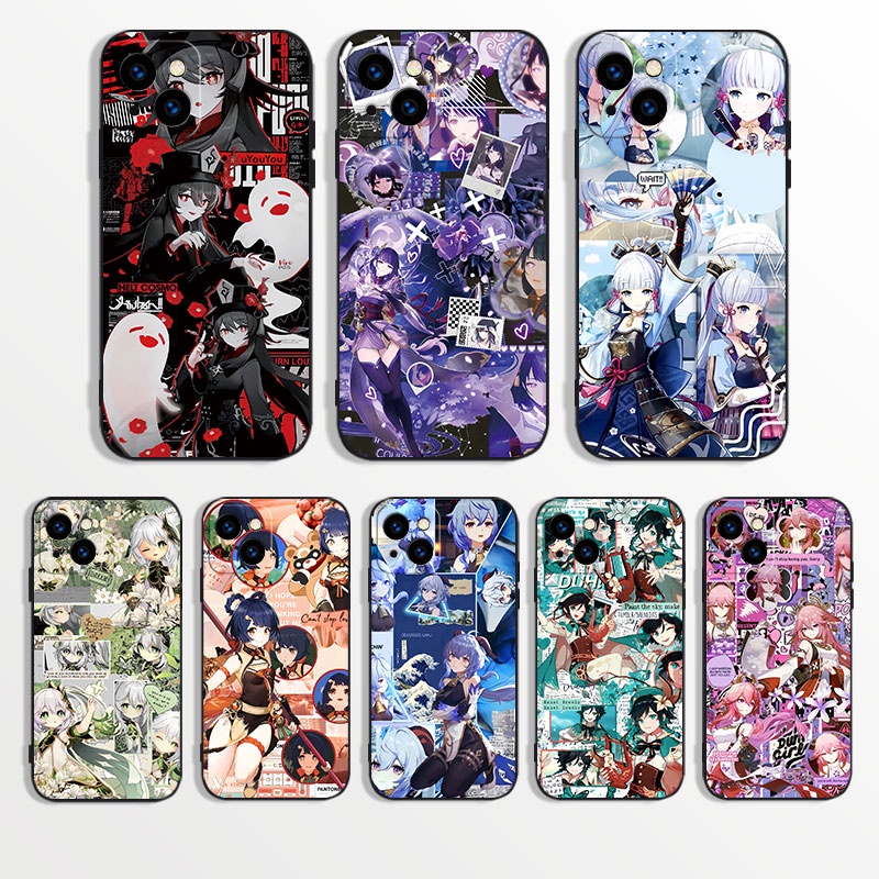 เคสซิลิโคนนิ่ม สําหรับ Realme 9 9i Pro + Plus Genshin Impact
