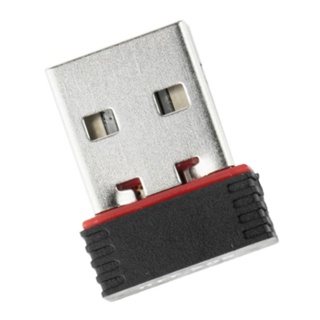 อะแดปเตอร์เสาอากาศเครือข่าย WiFi ไร้สาย USB ขนาดเล็ก 150 เมตร สําหรับคอมพิวเตอร์