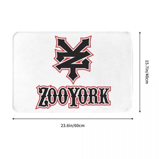 New Zoo York (2) พรมปูพื้นห้องน้ํา ผ้าสักหลาด กันลื่น ดูดซับน้ําได้ดี แห้งเร็ว 16x24 นิ้ว พร้อมส่ง